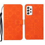 Custodia per cellulare in pelle con motivo goffrato stile etnico, For Samsung Galaxy A33 5G, For Samsung Galaxy A52, For Samsung Galaxy A53