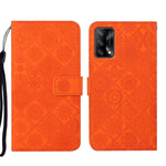 Custodia per cellulare in pelle con motivo goffrato stile etnico, For OPPO A54, For OPPO A74 4G, For OPPO A74 5G