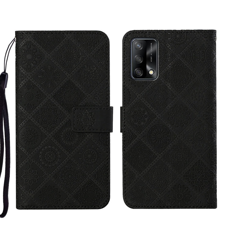 Custodia per cellulare in pelle con motivo goffrato stile etnico, For OPPO A54, For OPPO A74 4G, For OPPO A74 5G