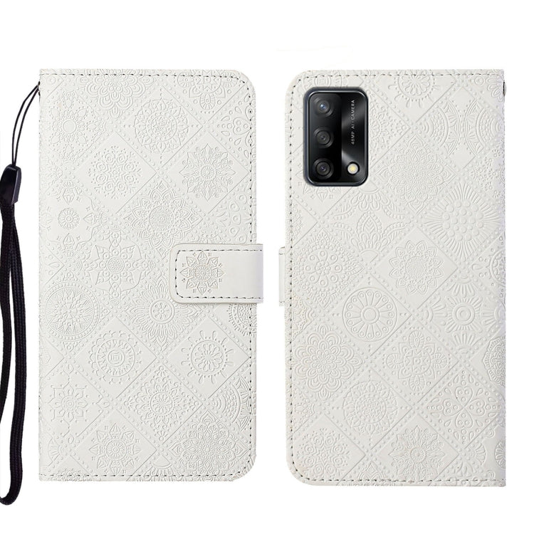Custodia per cellulare in pelle con motivo goffrato stile etnico, For OPPO A54, For OPPO A74 4G, For OPPO A74 5G