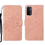 Custodia per cellulare in pelle con motivo goffrato stile etnico, For OPPO A54, For OPPO A74 4G, For OPPO A74 5G