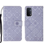 Custodia per cellulare in pelle con motivo goffrato stile etnico, For OPPO A54, For OPPO A74 4G, For OPPO A74 5G
