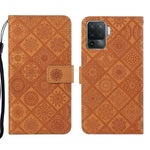 Custodia per cellulare in pelle con motivo goffrato stile etnico, For OPPO A94 4G, For Samsung Galaxy A03s 164mm, For Samsung Galaxy A13 4G