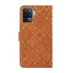 Custodia per cellulare in pelle con motivo goffrato stile etnico, For OPPO A94 4G, For Samsung Galaxy A03s 164mm, For Samsung Galaxy A13 4G