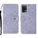 Custodia per cellulare in pelle con motivo goffrato stile etnico, For OPPO A94 4G, For Samsung Galaxy A03s 164mm, For Samsung Galaxy A13 4G