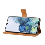 Custodia per cellulare in pelle con motivo goffrato stile etnico, For Samsung Galaxy S22 5G