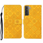 Custodia per cellulare in pelle con motivo goffrato stile etnico, For Samsung Galaxy S22 5G