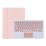 Custodia in pelle per tastiera Bluetooth color caramella A610B-A con slot per penna e touchpad, For Samsung Galaxy Tab S6 Lite