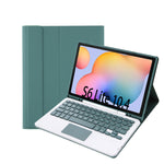 Custodia in pelle per tastiera Bluetooth color caramella A610B-A con slot per penna e touchpad, For Samsung Galaxy Tab S6 Lite