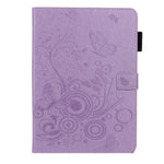 Custodia tablet in pelle con motivo farfalla per iPad mini 6