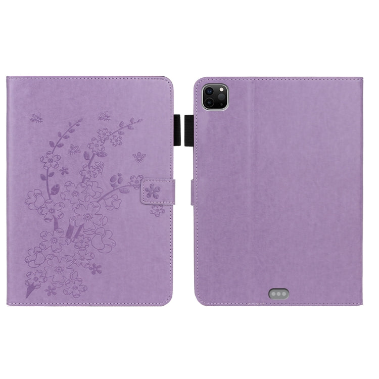 Custodia in pelle con motivo goffrato per iPad Pro 11" 2020/2018