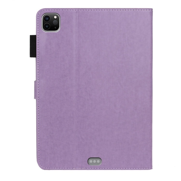 Custodia in pelle con motivo goffrato per iPad Pro 11" 2020/2018