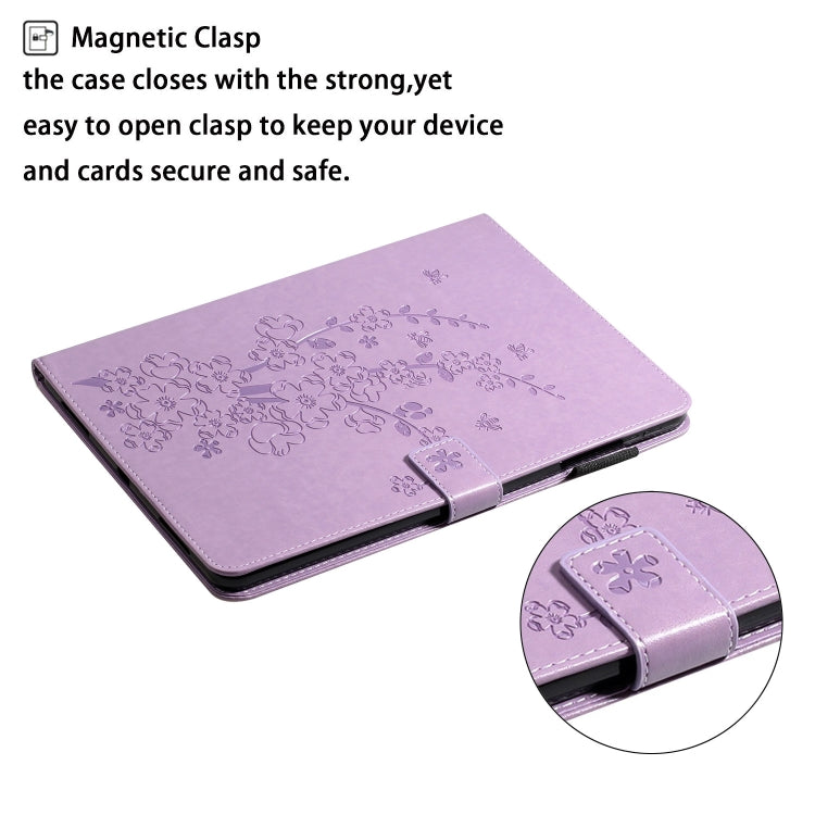 Custodia in pelle con motivo goffrato per iPad Pro 11" 2020/2018
