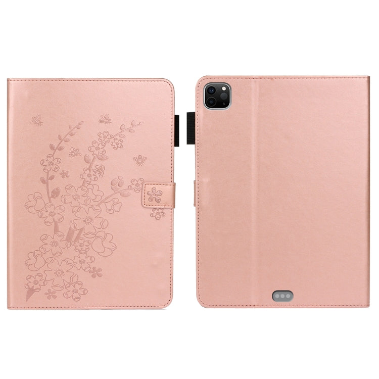 Custodia in pelle con motivo goffrato per iPad Pro 11" 2020/2018
