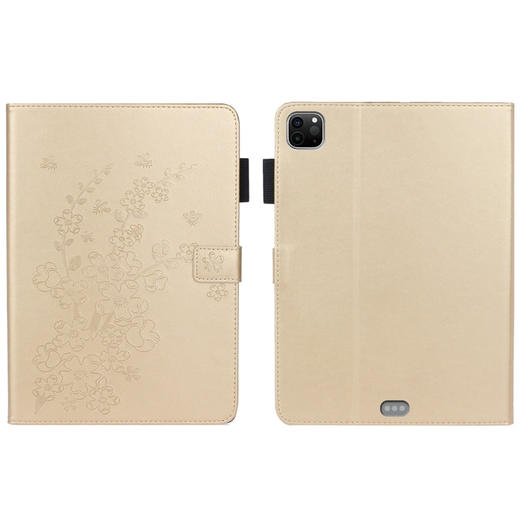 Custodia in pelle con motivo goffrato per iPad Pro 11" 2020/2018