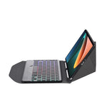 B0N5S Custodia in pelle per tastiera Bluetooth con retroilluminazione Diamond Texture con supporto posteriore a triangolo, B0N5S, BM20S