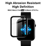 Pellicola protettiva per orologio in plexiglass HD IMAK, For TicWatch GTH Pro, For Samsung Galaxy Watch 3 41mm, For Samsung Galaxy Watch 3 45mm, For Samsung Galaxy Watch 4 42mm, For Samsung Galaxy Watch 4 46mm