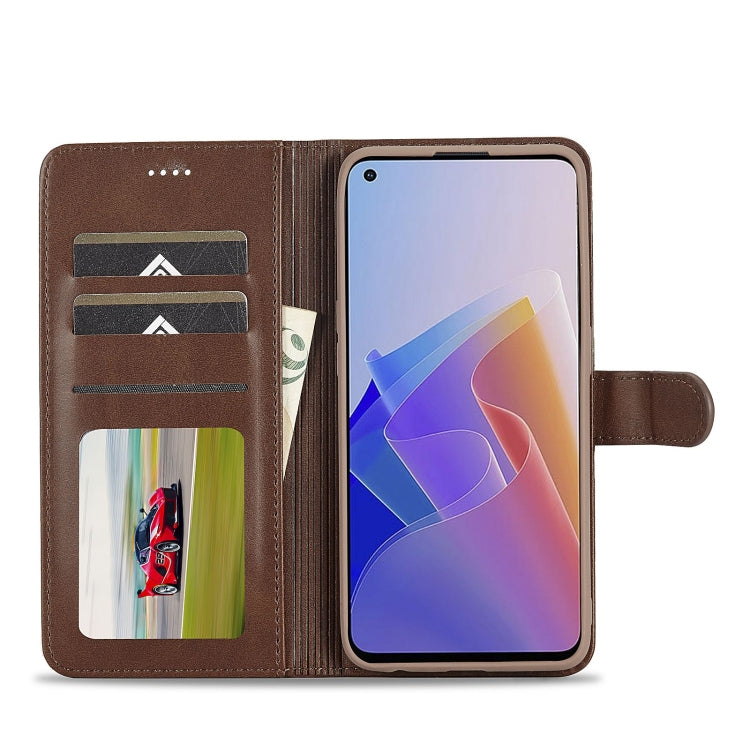 LC.IMEEKE Custodia per cellulare in pelle di vitello, For OPPO A96 5G / Reno7 Z 5G, For OPPO Realme 9 4G/ Realme 9 Pro+
