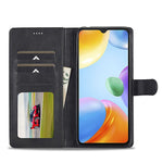 LC.IMEEKE Custodia per cellulare in pelle di vitello, For Xiaomi Redmi 10C