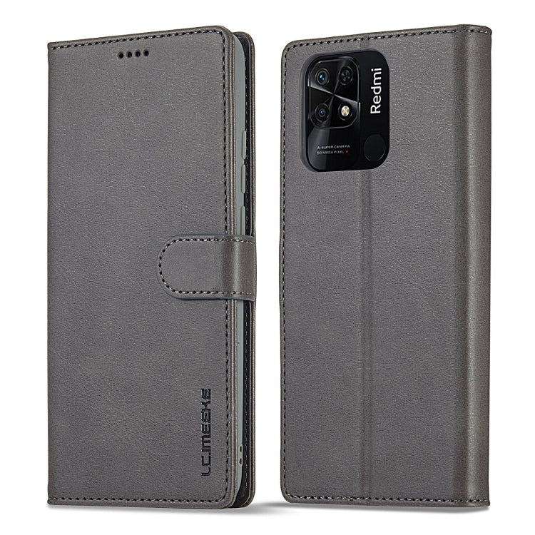 LC.IMEEKE Custodia per cellulare in pelle di vitello, For Xiaomi Redmi 10C