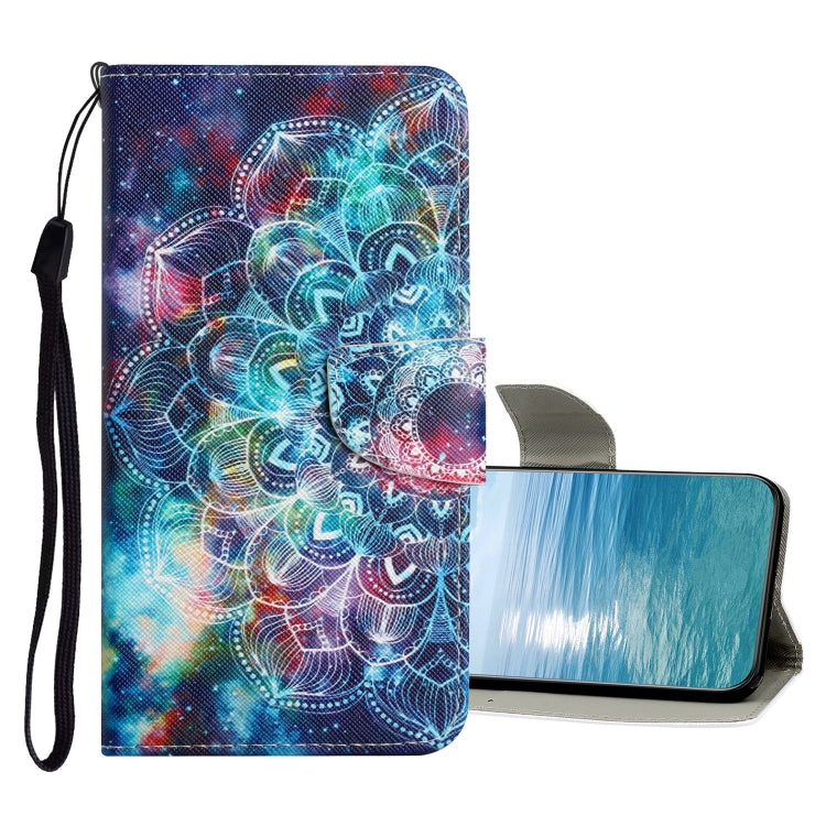 Custodia in pelle con motivo a disegno colorato, For Samsung Galaxy A13 4G