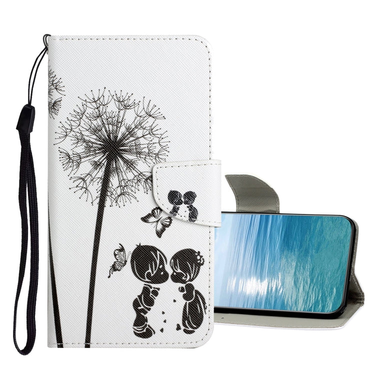 Custodia in pelle con motivo a disegno colorato, For Samsung Galaxy A13 4G