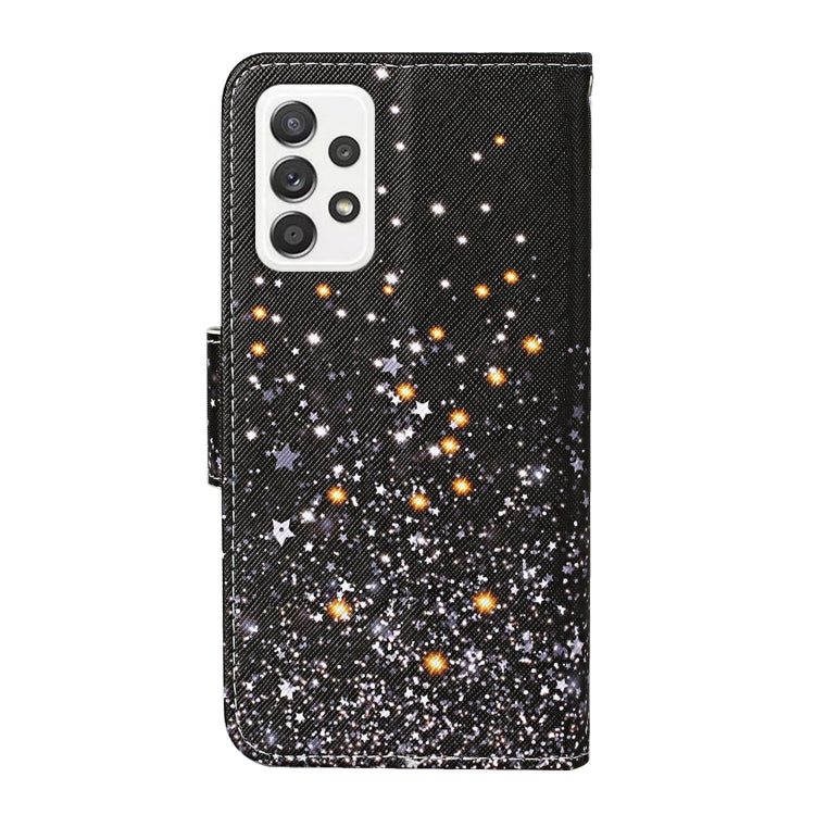 Custodia in pelle con motivo a disegno colorato, For Samsung Galaxy A23 5G