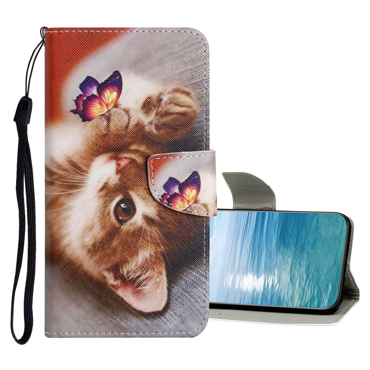 Custodia in pelle con motivo a disegno colorato, For Samsung Galaxy A23 5G