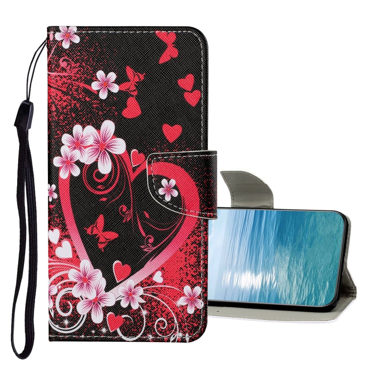 Custodia in pelle con motivo a disegno colorato, For Samsung Galaxy A73 5G