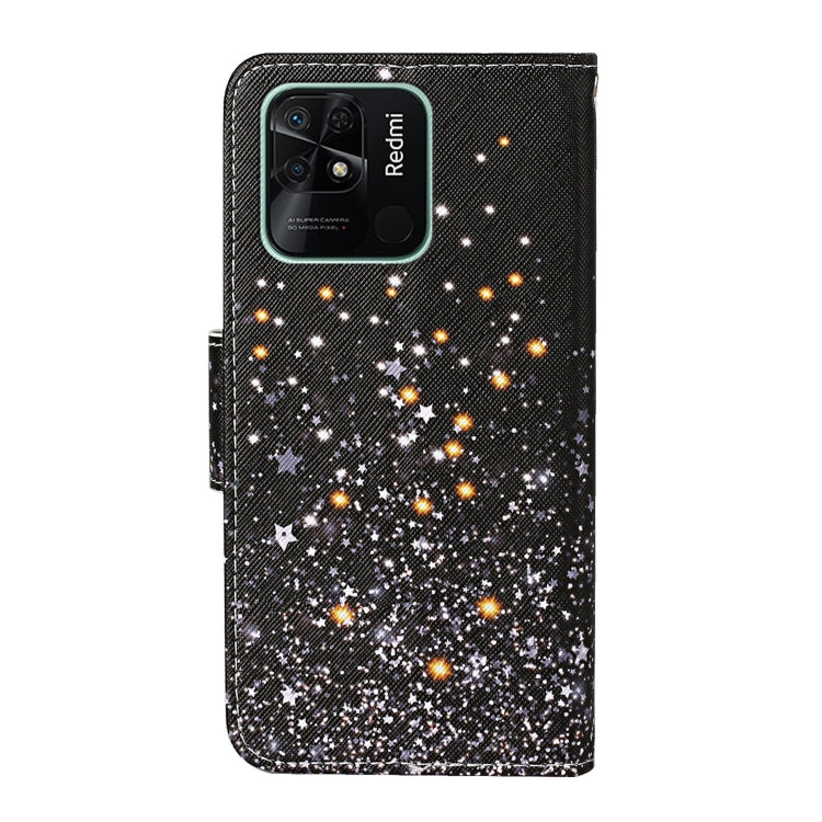 Custodia in pelle con motivo a disegno colorato, For Xiaomi Redmi 10C
