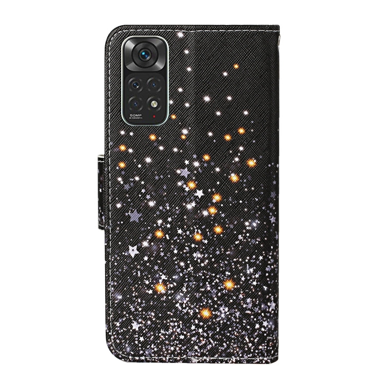 Custodia in pelle con motivo a disegno colorato, For Xiaomi Redmi Note 11 4G