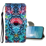 Custodia in pelle con motivo a disegno colorato, For Xiaomi Redmi Note 11 4G