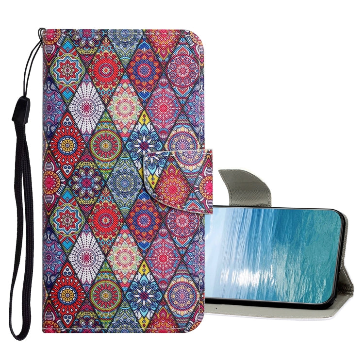 Custodia in pelle con motivo a disegno colorato, For Xiaomi Redmi Note 11 4G