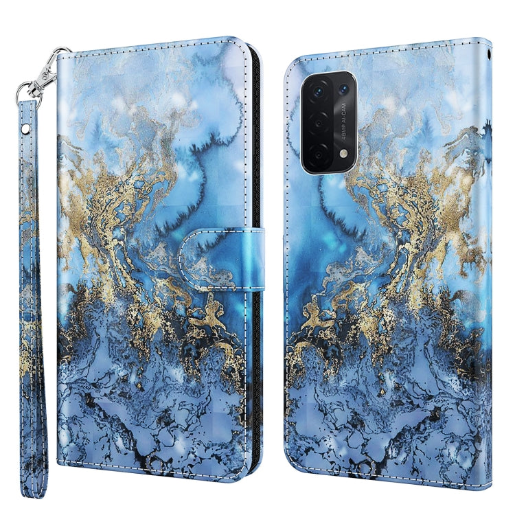 Custodia per cellulare in pelle flip modello pittura 3D, For OPPO A54 5G / A74 5G, For OPPO A74 4G
