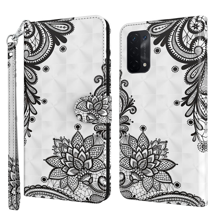 Custodia per cellulare in pelle flip modello pittura 3D, For OPPO A54 5G / A74 5G, For OPPO A74 4G