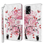Custodia per cellulare in pelle flip modello pittura 3D, For OPPO A54 5G / A74 5G, For OPPO A74 4G
