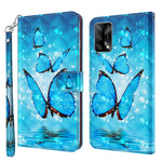 Custodia per cellulare in pelle flip modello pittura 3D, For OPPO A54 5G / A74 5G, For OPPO A74 4G
