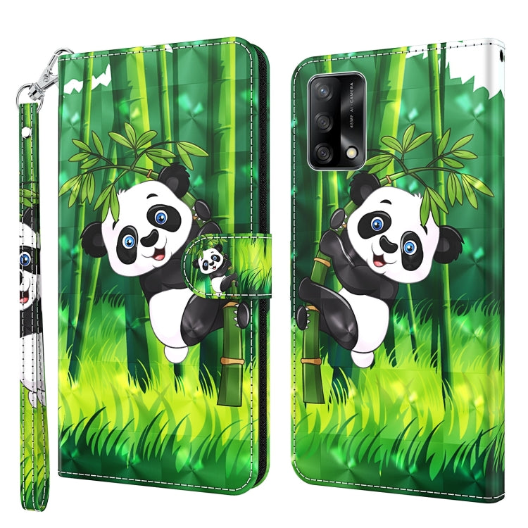 Custodia per cellulare in pelle flip modello pittura 3D, For OPPO A54 5G / A74 5G, For OPPO A74 4G