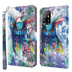 Custodia per cellulare in pelle flip modello pittura 3D, For OPPO A94 5G / A95 5G, For OnePlus Nord N20 5G / OPPO A96 5G