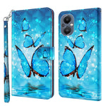 Custodia per cellulare in pelle flip modello pittura 3D, For OPPO A94 5G / A95 5G, For OnePlus Nord N20 5G / OPPO A96 5G