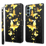 Custodia per cellulare in pelle flip modello pittura 3D, For Motorola Moto G200 5G / Edge S30, For Nokia G50