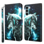 Custodia per cellulare in pelle flip modello pittura 3D, For Motorola Moto G200 5G / Edge S30, For Nokia G50