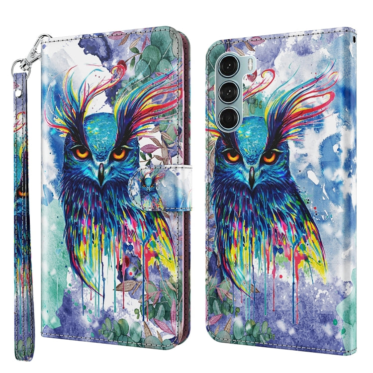 Custodia per cellulare in pelle flip modello pittura 3D, For Motorola Moto G200 5G / Edge S30, For Nokia G50