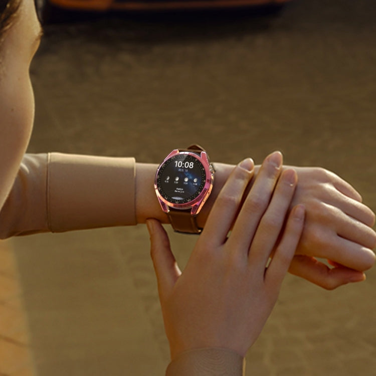Bilancia PC elettrolitico + cassa dell'orologio in vetro temperato, For Huawei Watch 3 Pro