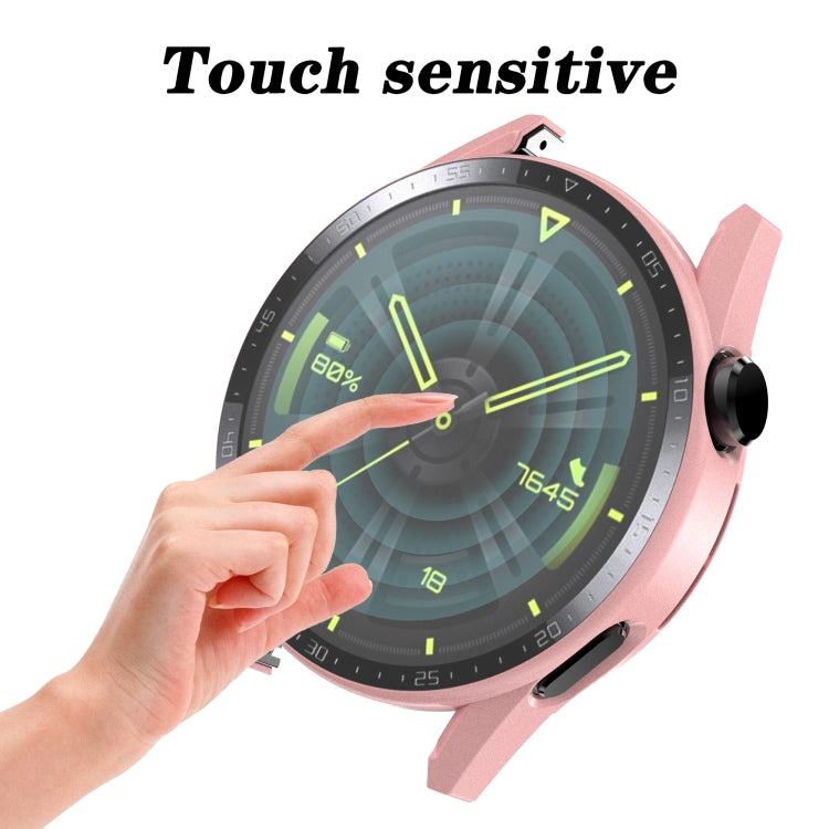 Custodia PC satinato con vetro temperato per Huawei Watch GT 3