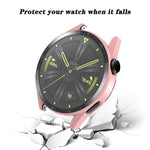 Custodia PC satinato con vetro temperato per Huawei Watch GT 3