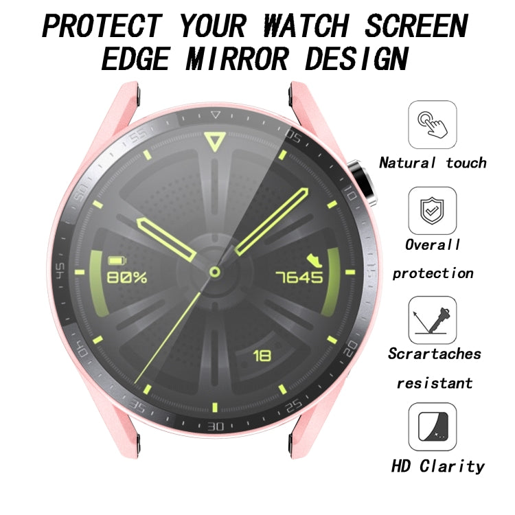 Custodia PC satinato con vetro temperato per Huawei Watch GT 3