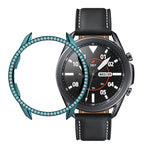 Cassa dell'orologio per PC con diamanti a fila singola, For Samsung Galaxy Watch 3 41mm, For Samsung Galaxy Watch 3 45mm