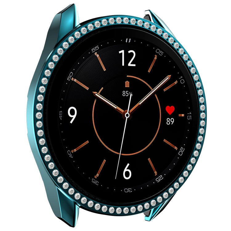 Cassa dell'orologio per PC con diamanti a fila singola, For Samsung Galaxy Watch 3 41mm, For Samsung Galaxy Watch 3 45mm