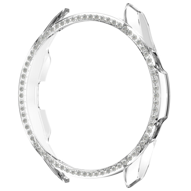 Cassa dell'orologio per PC con diamanti a fila singola, For Samsung Galaxy Watch 3 41mm, For Samsung Galaxy Watch 3 45mm